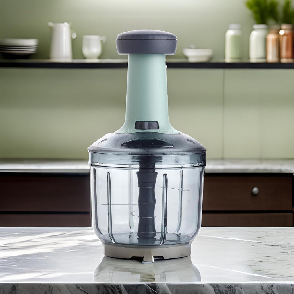 800ml Large Quick & Powerful Hand Held Food Chopper